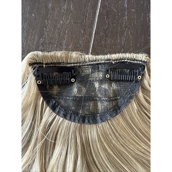 Neat Bangs Clip in on Fringe Hair Extensions Thick Thin As Human Front Hairpiece - Picture 8 of 8